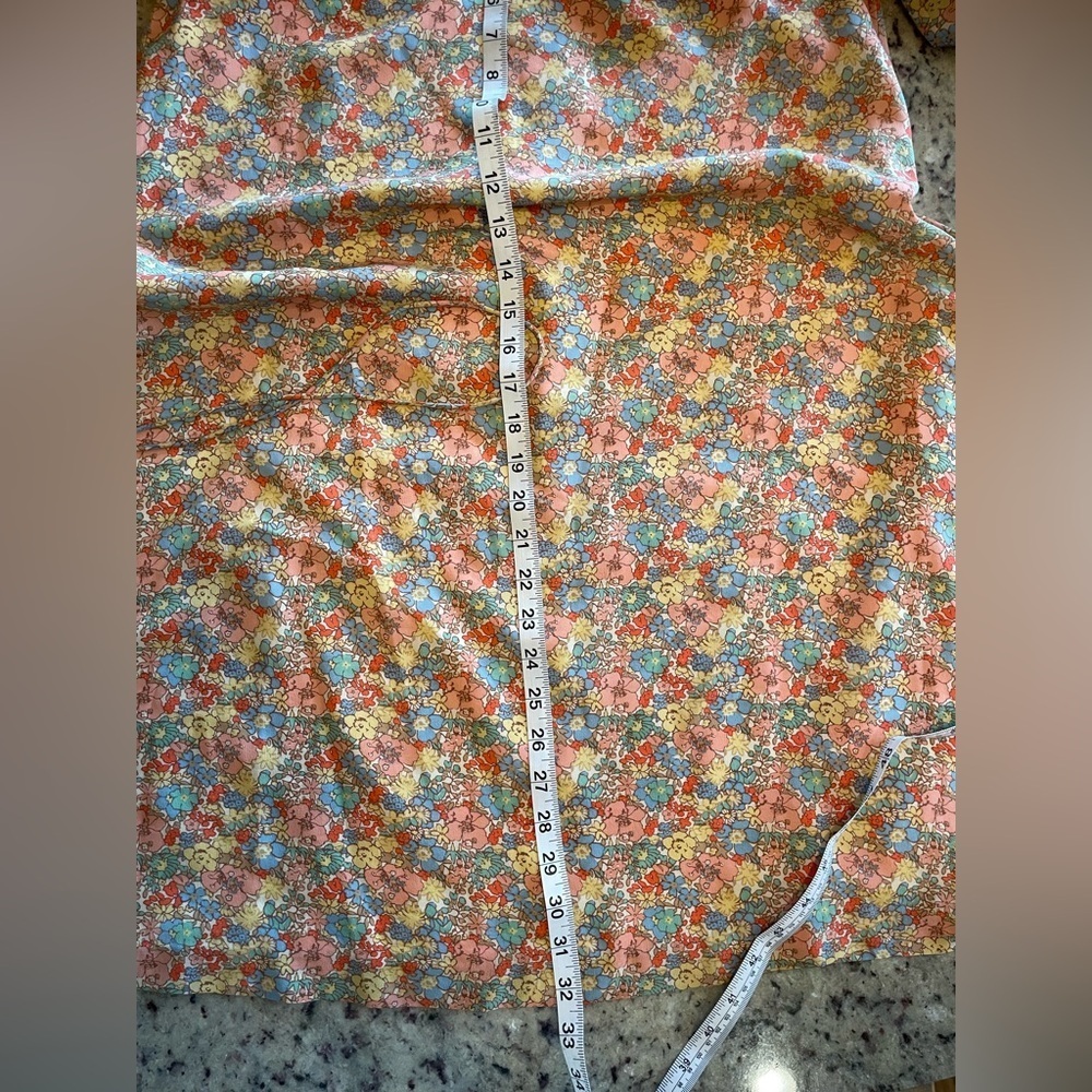 Women’s Madewell, silk floral print off shoulder dress size 8 - Picture 12 of 12